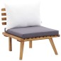 vidaXL Juego de muebles de jardín 5 pzas madera maciza de acacia vidaXL Juego de muebles de jardín 5 pzas madera maciza de acacia