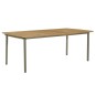 vidaXL Set de comedor de jardín 9 pzas madera maciza de acacia y acero vidaXL Set de comedor de jardín 9 pzas madera maciza de acacia y acero