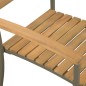 vidaXL Set de comedor de jardín 9 pzas madera maciza de acacia y acero vidaXL Set de comedor de jardín 9 pzas madera maciza de acacia y acero