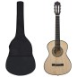 vidaXL Set de guitarra clásica para niños principiantes 8 pzas 1/2 34"    