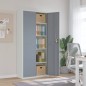 vidaXL Armario archivador acero gris claro y gris oscuro 90x40x200 cm