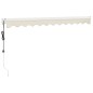 vidaXL Toldo retráctil automático color crema 3,5x2,5 m vidaXL Toldo retráctil automático color crema 3,5x2,5 m