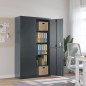 vidaXL Armario archivador de acero gris antracita 105x40x180 cm