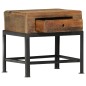 vidaXL Mesita de noche de madera maciza reciclada 40x35x40 cm vidaXL Mesita de noche de madera maciza reciclada 40x35x40 cm