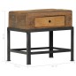 vidaXL Mesita de noche de madera maciza reciclada 40x35x40 cm vidaXL Mesita de noche de madera maciza reciclada 40x35x40 cm