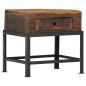 vidaXL Mesita de noche de madera maciza reciclada 40x35x40 cm vidaXL Mesita de noche de madera maciza reciclada 40x35x40 cm