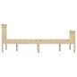 vidaXL Estructura de cama de madera maciza de pino clara 120x200 cm vidaXL Estructura de cama de madera maciza de pino clara 120x200 cm