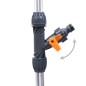 vidaXL Ducha de jardín con trípode aluminio 221 cm vidaXL Ducha de jardín con trípode aluminio 221 cm