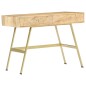 vidaXL Escritorio con cajones de madera maciza de mango 100x55x75 cm vidaXL Escritorio con cajones de madera maciza de mango 100x55x75 cm