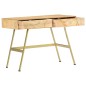 vidaXL Escritorio con cajones de madera maciza de mango 100x55x75 cm vidaXL Escritorio con cajones de madera maciza de mango 100x55x75 cm