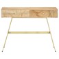 vidaXL Escritorio con cajones de madera maciza de mango 100x55x75 cm vidaXL Escritorio con cajones de madera maciza de mango 100x55x75 cm