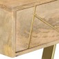 vidaXL Escritorio con cajones de madera maciza de mango 100x55x75 cm vidaXL Escritorio con cajones de madera maciza de mango 100x55x75 cm