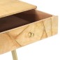 vidaXL Escritorio con cajones de madera maciza de mango 100x55x75 cm vidaXL Escritorio con cajones de madera maciza de mango 100x55x75 cm
