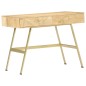 vidaXL Escritorio con cajones de madera maciza de mango 100x55x75 cm vidaXL Escritorio con cajones de madera maciza de mango 100x55x75 cm