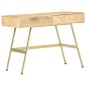 vidaXL Escritorio con cajones de madera maciza de mango 100x55x75 cm vidaXL Escritorio con cajones de madera maciza de mango 100x55x75 cm