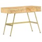 vidaXL Escritorio con cajones de madera maciza de mango 100x55x75 cm vidaXL Escritorio con cajones de madera maciza de mango 100x55x75 cm