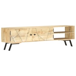 vidaXL Mueble de TV madera maciza de mango 140x30x40 cm