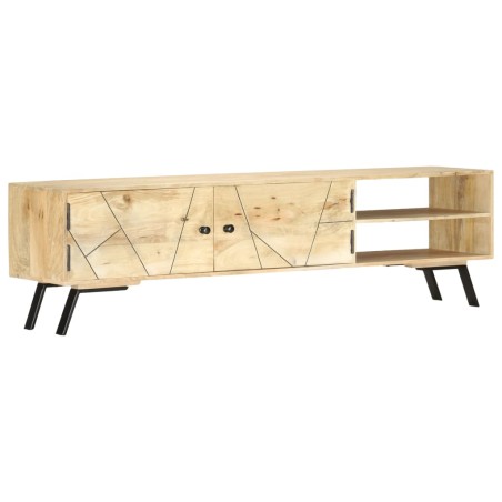 vidaXL Mueble de TV madera maciza de mango 140x30x40 cm