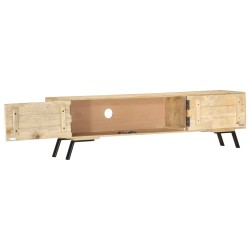 vidaXL Mueble de TV madera maciza de mango 140x30x40 cm