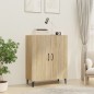 vidaXL Aparador de madera contrachapada roble Sonoma 70x34x90 cm vidaXL Aparador de madera contrachapada roble Sonoma 70x34x90 cm