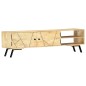 vidaXL Mueble de TV madera maciza de mango 140x30x40 cm