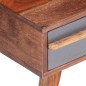 vidaXL Mesa de centro madera maciza de Sheesham gris 110x50x40 cm vidaXL Mesa de centro madera maciza de Sheesham gris 110x50x40 cm