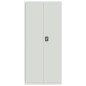 vidaXL Armario archivador de acero gris claro 90x40x240 cm