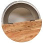 vidaXL Mesa de centro de madera maciza de acacia 53x43 cm vidaXL Mesa de centro de madera maciza de acacia 53x43 cm