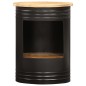 vidaXL Mesa de centro de madera maciza de mango 43x55 cm vidaXL Mesa de centro de madera maciza de mango 43x55 cm