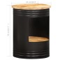 vidaXL Mesa de centro de madera maciza de mango 43x55 cm vidaXL Mesa de centro de madera maciza de mango 43x55 cm