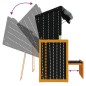 vidaXL Silla Strandkorb dosel ratán sintético madera negro antracita vidaXL Silla Strandkorb dosel ratán sintético madera negro antracita