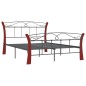 vidaXL Estructura de cama de metal negra 120x200 cm vidaXL Estructura de cama de metal negra 120x200 cm