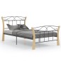 vidaXL Estructura de cama de metal negro 100x200 cm vidaXL Estructura de cama de metal negro 100x200 cm