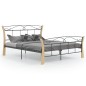 vidaXL Estructura de cama de metal negra 140x200 cm vidaXL Estructura de cama de metal negra 140x200 cm