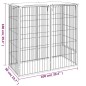 vidaXL Corral para perros 6 paneles acero con recubrimiento en polvo