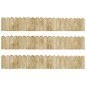vidaXL Rollos de borde de jardín 3 uds madera pino impregnada 120 cm