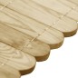 vidaXL Rollos de borde de jardín 3 uds madera pino impregnada 120 cm