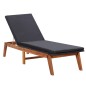 vidaXL Tumbonas con mesa 2 uds ratán sintético y madera maciza acacia vidaXL Tumbonas con mesa 2 uds ratán sintético y madera maciza acacia