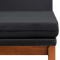 vidaXL Tumbonas con mesa 2 uds ratán sintético y madera maciza acacia vidaXL Tumbonas con mesa 2 uds ratán sintético y madera maciza acacia