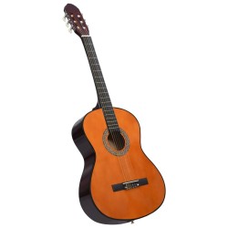 vidaXL Guitarra clásica para principiantes con funda 4/4 39"