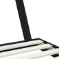 vidaXL Estructura de cama para niños madera de pino negro 70x140 cm