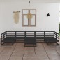 vidaXL Juego de muebles de jardín 8 piezas madera maciza de pino vidaXL Juego de muebles de jardín 8 piezas madera maciza de pino