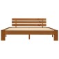 vidaXL Estructura de cama madera maciza pino marrón miel 160x200 cm vidaXL Estructura de cama madera maciza pino marrón miel 160x200 cm