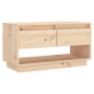 vidaXL Mueble de TV de madera maciza de pino 74x34x40 cm