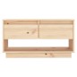 vidaXL Mueble de TV de madera maciza de pino 74x34x40 cm