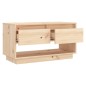 vidaXL Mueble de TV de madera maciza de pino 74x34x40 cm