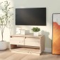 vidaXL Mueble de TV de madera maciza de pino 74x34x40 cm