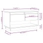 vidaXL Mueble de TV de madera maciza de pino 74x34x40 cm