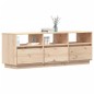 vidaXL Mueble de TV de madera maciza de pino 140x37x50 cm