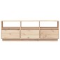 vidaXL Mueble de TV de madera maciza de pino 140x37x50 cm